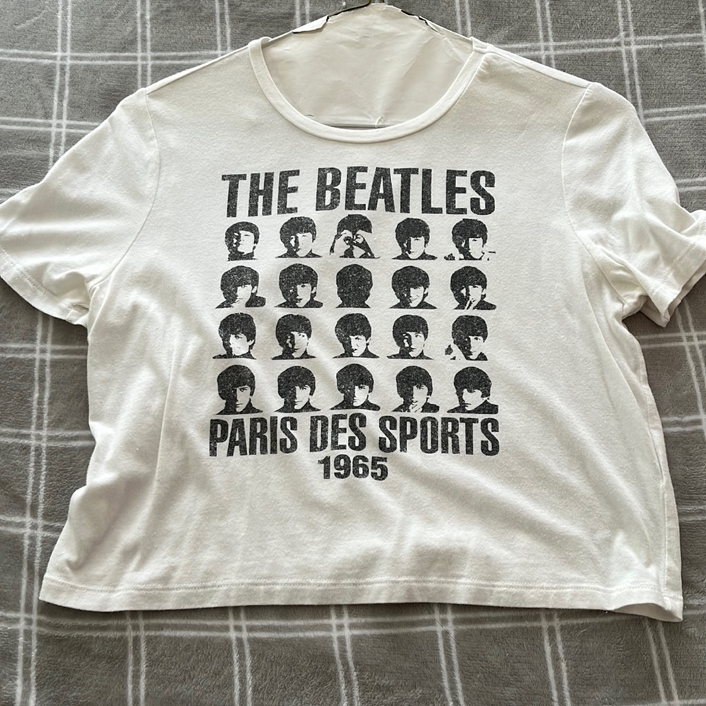 Beatles Cropped Top